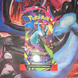Pokemon TCG Mega Evolution Phantasmal Flames 4 Sleeved Sealed Boosters - Image 2