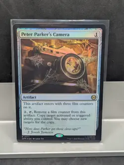 Peter Parker's Camera FOIL X1 NM Marvel's Spider Man MTG - Image 1