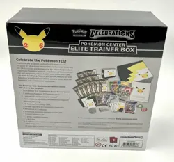 POKEMON CENTER CELEBRATIONS ELITE TRAINER BOX – FACTORY SEALED – CASE FRESH - Image 2