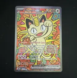 Pokemon Meowth ex Pokemon Perfect Order 121/088 Double Rare Holo Full Art ENG - Image 1