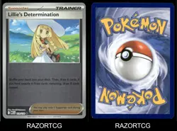 LILLIE'S DETERMINATION 119/132 UC MEGA EVOLUTION POKEMON REVERSE HOLO NM/M - Image 3