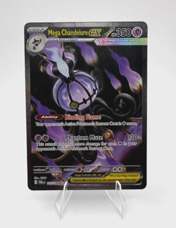 Pokemon TCG Mega Chandelure ex Pitch Black SIR 115/084 - Image 1