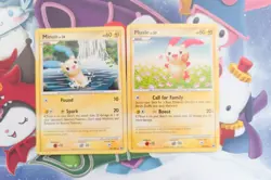Plusle and Minun Bundle Majestic Dawn 25/100 & 28/100 Regular Rare Pokemon TCG - Image 1
