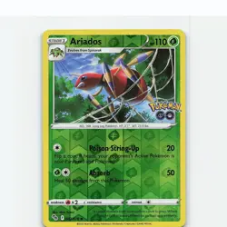 Ariados 007/078 Uncommon Pokemon GO Pokemon Reverse Holo Near Mint - Image 1