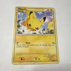 The Pokemon Company Pikachu 61/90 Undaunted Regular Common 50 HP English 2010 - Image 1