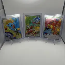 Pokemon First Partner Starters MEP Bulbasaur Charmander Squirtle 037 038 039 - Image 1