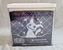 Pokemon TCG Paldean Fates Pokemon Center ETB Elite Trainer Box Sealed w/ Case - Image 1