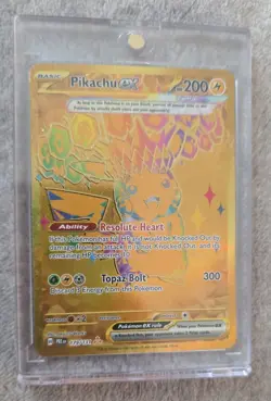 Pokemon Pikachu ex Hyper Rare Full Art Holo 179/131 Sv: Prismatic Evolutions - Image 1