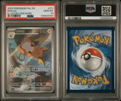 2023 POKEMON PAL EN-PALDEA EVOLVED ILLUSTRATION RARE #211 RAICHU PSA 10 - Image 3