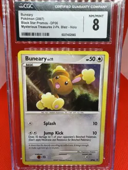 Pokemon Black Star Promo Holo Buneary DP06 CGC 8 MN/Mint 2007 - Image 1