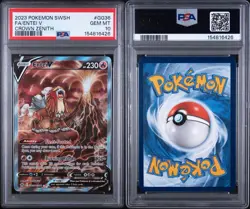 2023 Pokemon Crown Zenith - ENTEI V #GG36/GG70 Full Art Holo PSA 10 - Image 3