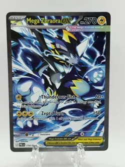 Mega Zeraora ex 114/084 Special Illustration Rare Pitch Black Pokemon NM - Image 1