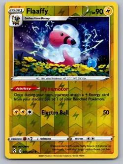 Flaaffy 055/203 Uncommon Evolving Skies Pokemon Reverse Holo Near Mint - Image 1
