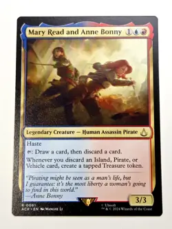 Mary Read and Anne Bonny #61 (NM) Assassin's Creed ACR Magic MTG - Image 1