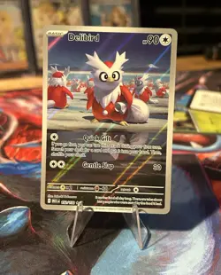 The Pokemon Company Delibird 152/132 ME01 Mega Evolution Holo Rare Eng HP 90 - Image 1