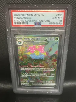 2023 Pokemon SV 151 Venusaur ex Special Illustration Rare #198/165 PSA 10 - Image 1