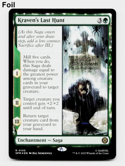 Kraven's Last Hunt (FOIL) - [Marvel's Spider-Man] MTG NM/M 🌳 *Ships Meow!* - Image 1
