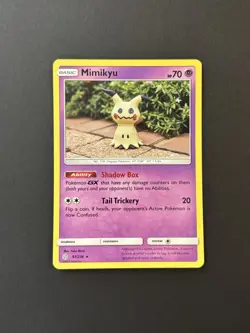 The Pokemon Company Pokemon TCG Mimikyu 97/236 Cosmic Eclipse Rare HP70 Eng 2019 - Image 1