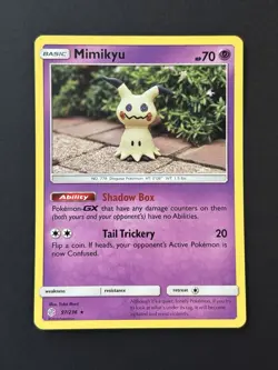 The Pokemon Company Pokemon TCG Mimikyu 97/236 Cosmic Eclipse Rare HP70 Eng 2019 - Image 2