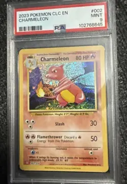 Charmeleon 2023 Pokemon Classic Collection #002/034 Deck PSA 9 - Image 1
