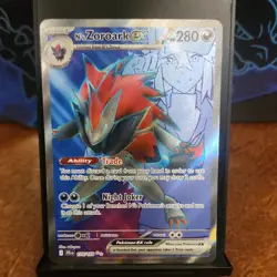 The Pokemon Company N's Zoroark ex 175/159 Sv09 Ultra Rare Holo EN HP280 - Image 1