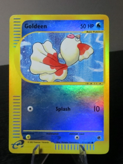 Pokemon Goldeen Reverse Holo EXpedition Base Set 111/165 LP - Image 1