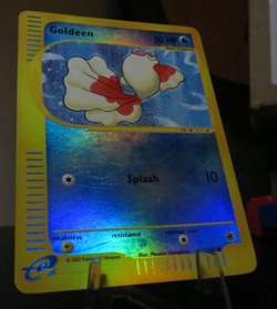 Pokemon Goldeen Reverse Holo EXpedition Base Set 111/165 LP - Image 5