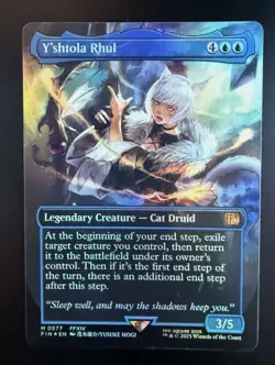 MTG Final Fantasy English Y'shtola Rhul Borderless 0577 Foil - Image 1