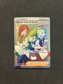 Pokemon TCG Chili & Cilan & Cress 273/264! MP Condition! See Description! - Image 1