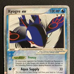 Pokemon TCG - Kyogre ex 037 LP Holo Collectors Tin Promo - Image 2