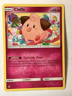 Cleffa 131/214 Uncommon Unbroken Bonds Pokemon Near Mint - Image 1