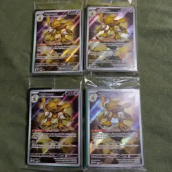 *SEALED* NM+ Alakazam 009 All 4 Black Star Promo Mega Evolution Pokemon Tcg - Image 1