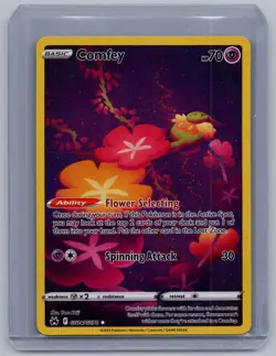 Comfey GG14/GG70 Holo Crown Zenith Galarian Gallery Pokemon NM - Image 1