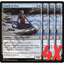 MTG Oracle of Dust (Battle for Zendikar) 063/274 (NEAR MINT) (4X) - Image 1