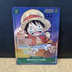 Bandai One Piece Monkey D. Luffy P-037 One Piece Promotion Cards Foil Promo - Image 1