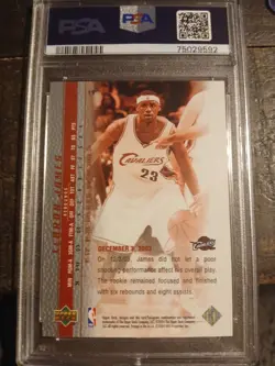 2003-04 Upper Deck Lebron James Phenomenal Beginning - #19 LeBron James (RC) - Image 2