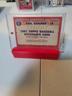 2026 Topps Series 1 1991 Topps Baseball Autographs Paul Konerko On Card Auto - Image 2