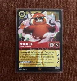 Disney Lorcana Attack of the Vine! Meilin Lee - Popular Red Panda Legendary Foil - Image 1
