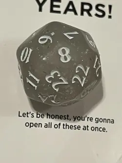 MTG Secret Lair 30th Anniversary Countdown D30 Spindown Counter Die 30 sided x1 - Image 2