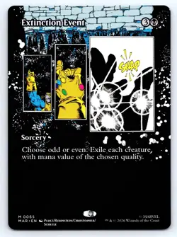 Extinction Event Borderless #65 MAR Marvel Universe Non-Foil MTG NM - Image 1