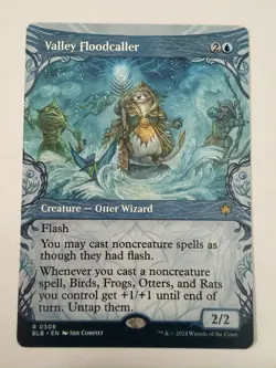 Valley Floodcaller *Showcase* (Near Mint) | Bloomburrow | MTG - Image 1