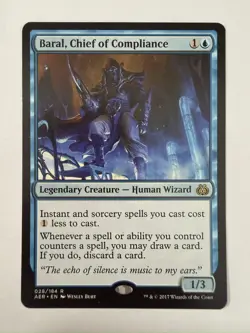 Baral, Chief of Compliance 28 Rare Aether Revolt Magic: The Gathering LP - Image 1