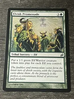 Elvish Promenade MTG Lorwyn NM English Regular Elf Tribal Magic The Gathering - Image 1