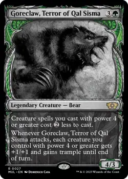 Goreclaw, Terror of Qal Sisma 27 March of the Machine: Multiverse Legends Foil - Image 1