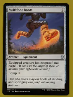Swiftfoot Boots x1 Commander Legends: Battle for Baldur's Gate 1x MTG - Image 1