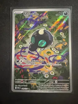 Shroodle 149/132 Mega Evolution NM Illustration Rare Pokemon TCG - Image 1