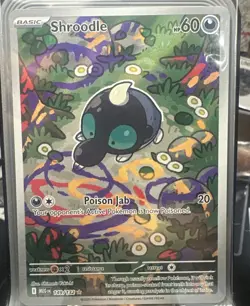 Pokemon TCG Shroodle 149/132 Me01: Mega Evolution Illustration Rare NM - Image 1