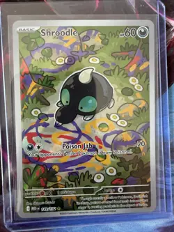 Pokemon Card Shroodle 149/132 Illustration Rare Mega Evolution Base Set NM - Image 1