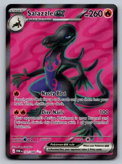 Pokemon TCG Perfect Order Salazzle 101/088 Ultra Rare Holo Nm - Image 1