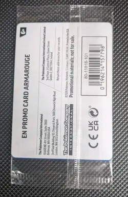 New Rare Armarouge Pokemon Best Buy Promo Card 2026 Pitch Black Collectible - Image 2